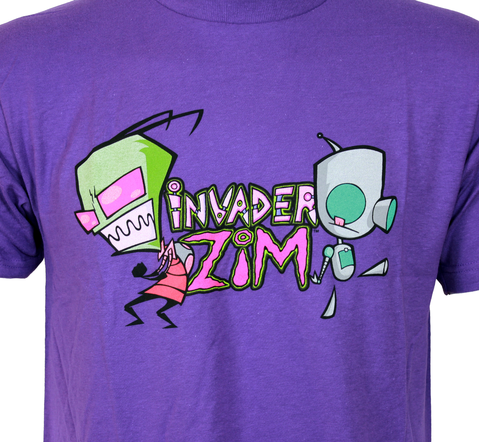 Invader Zim Zim & Gir Purple Men's TShirt (XL) Men's at Mighty