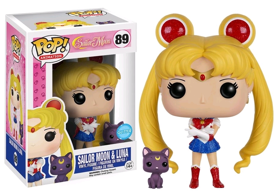 Sailor Moon - Sailor Moon w/ Luna (Glitter) Pop! Vinyl Figure image