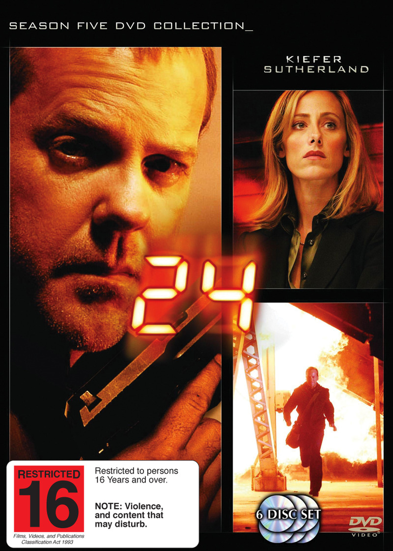 24 - Season 5 (6 Disc Set) on DVD image