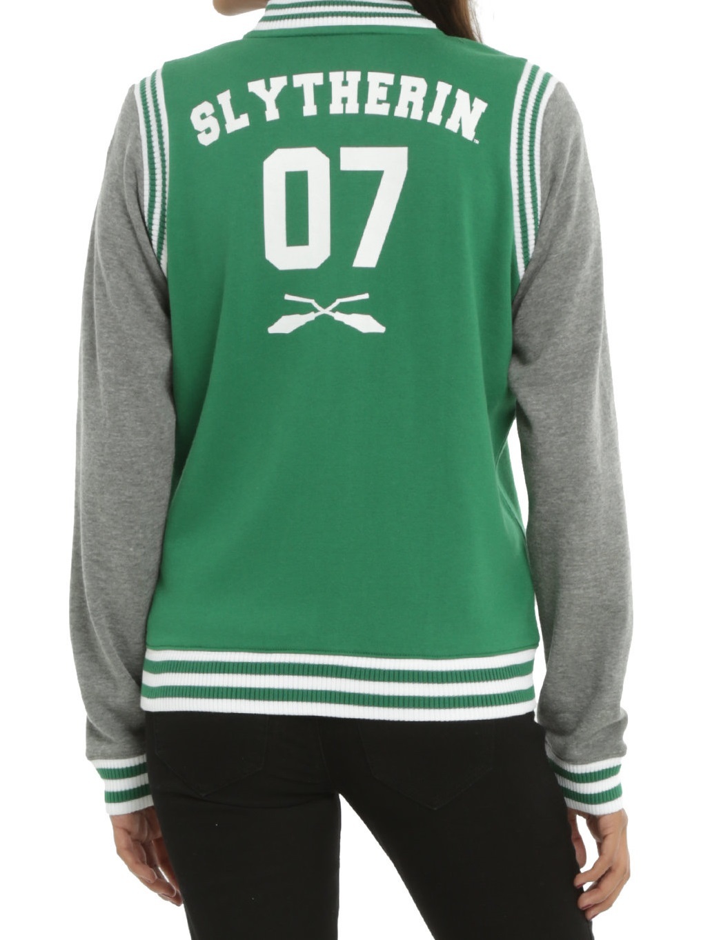 Harry Potter: Slytherin - Slim-Fit Varsity Jacket (Medium) image