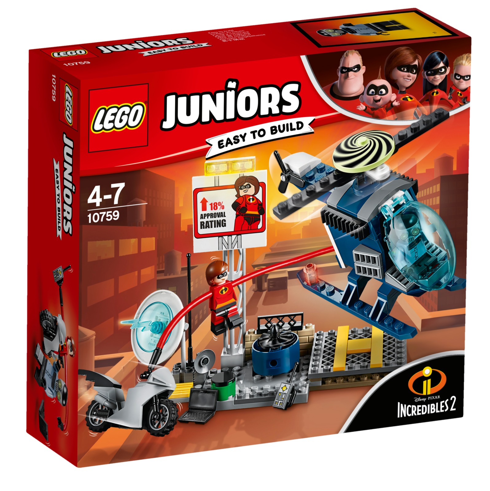 LEGO Juniors: Elastigirl's Rooftop Pursuit (10759) image