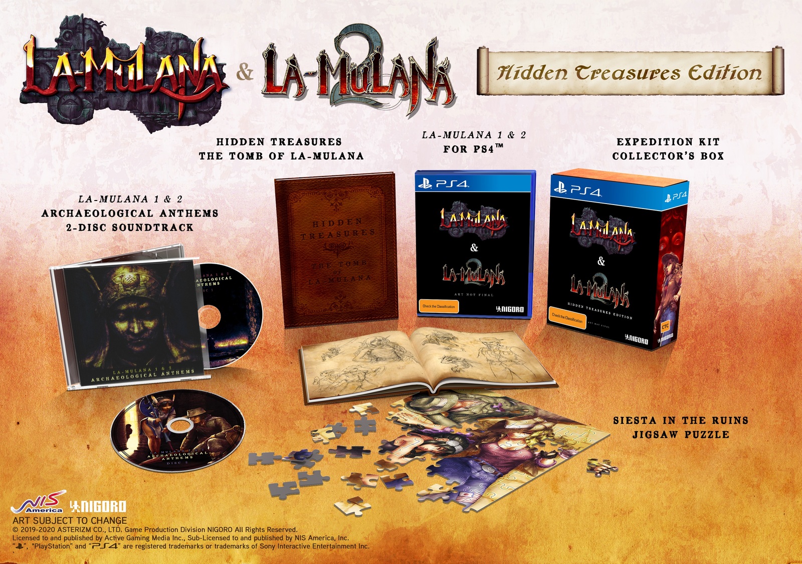 LA-Mulana 1 & 2: Hidden Treasures Edition for PS4 image