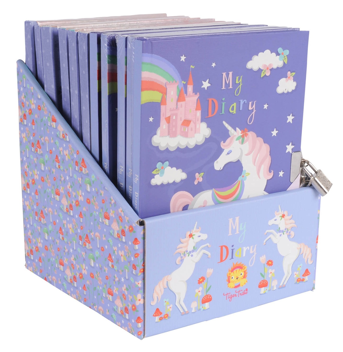 Buy Unicorn Rainbow Lockable Diary at Mighty Ape NZ