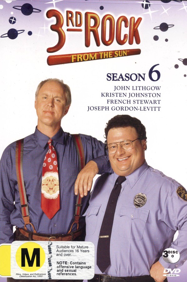 3rd Rock From The Sun Season 6 (3 Disc) on DVD image