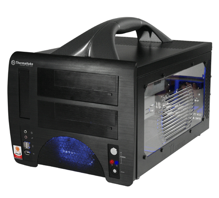 Thermaltake LanBox case with handle - Black image