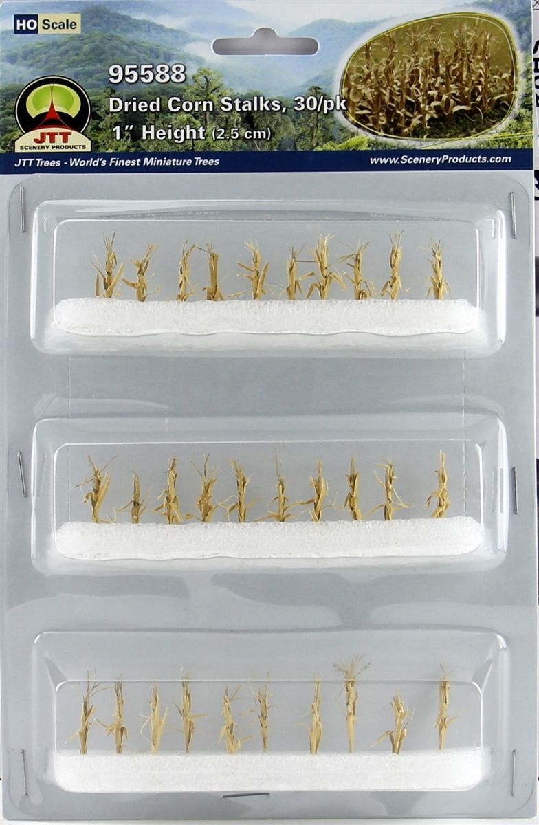 JTT: HO Scale Dried Corn Stalks - 30 Pack image