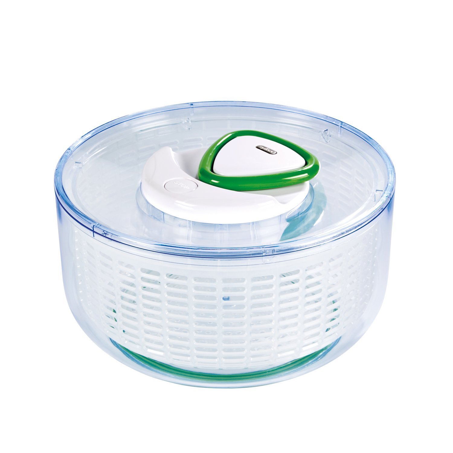Zyliss Easy Spin Small Salad Spinner White at Mighty Ape NZ
