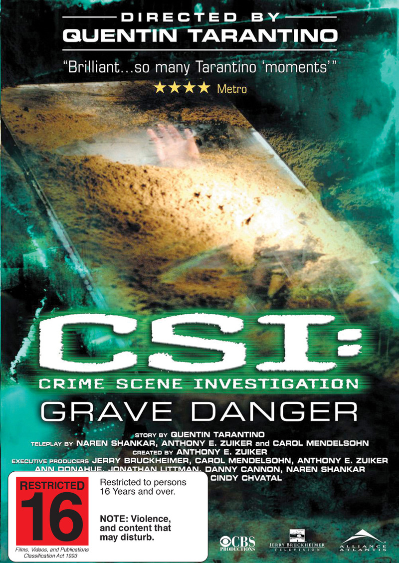 CSI - Grave Danger on DVD image