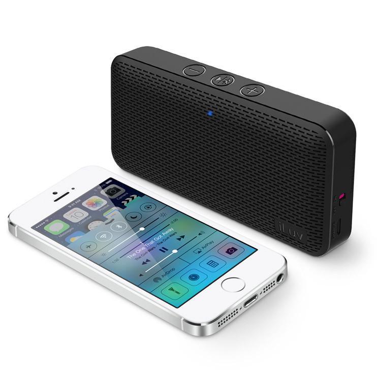 iLuv: Aud Mini - Ultra Slim Bluetooth Speaker (Black) image