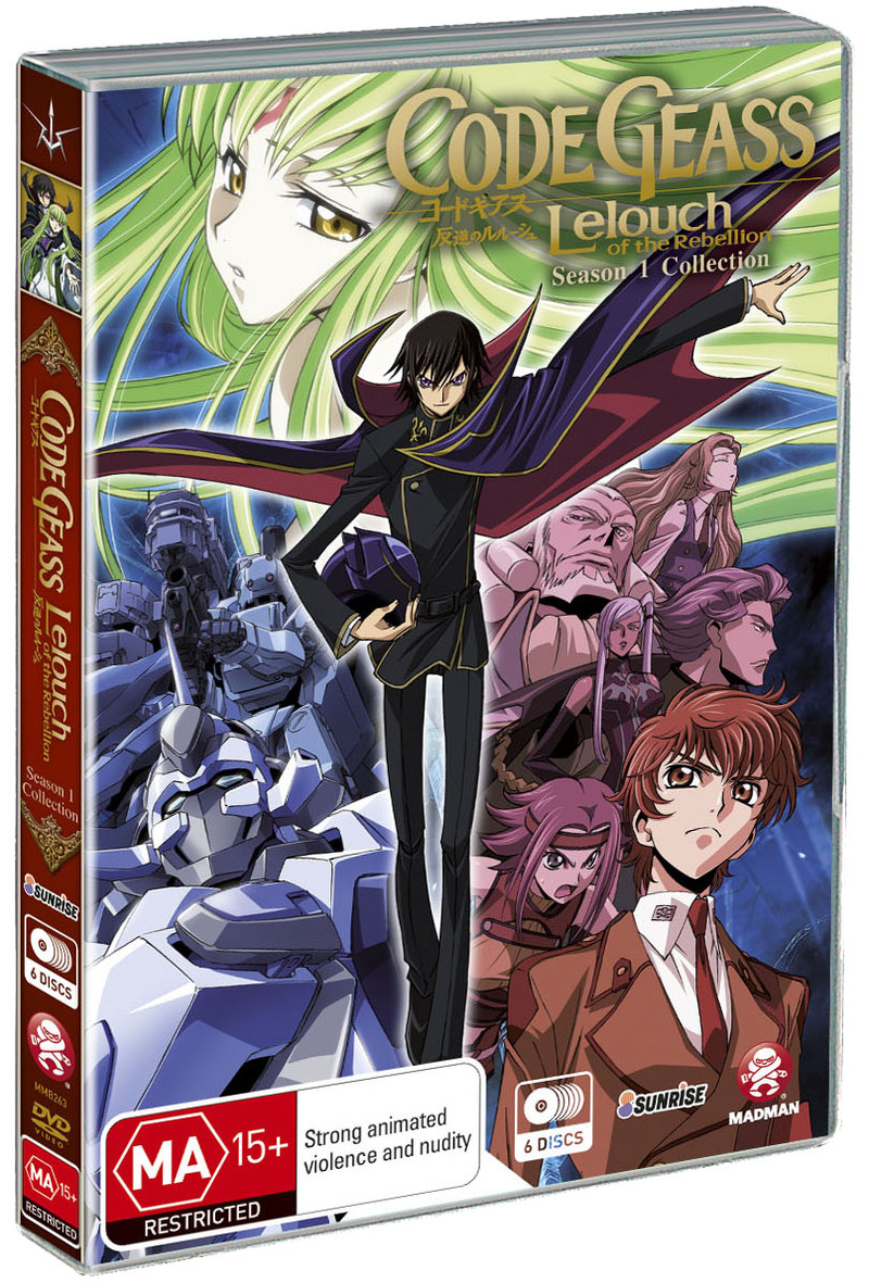 Code Geass: Lelouch of the Rebellion Season 1 Collection (Slimpack) on DVD image