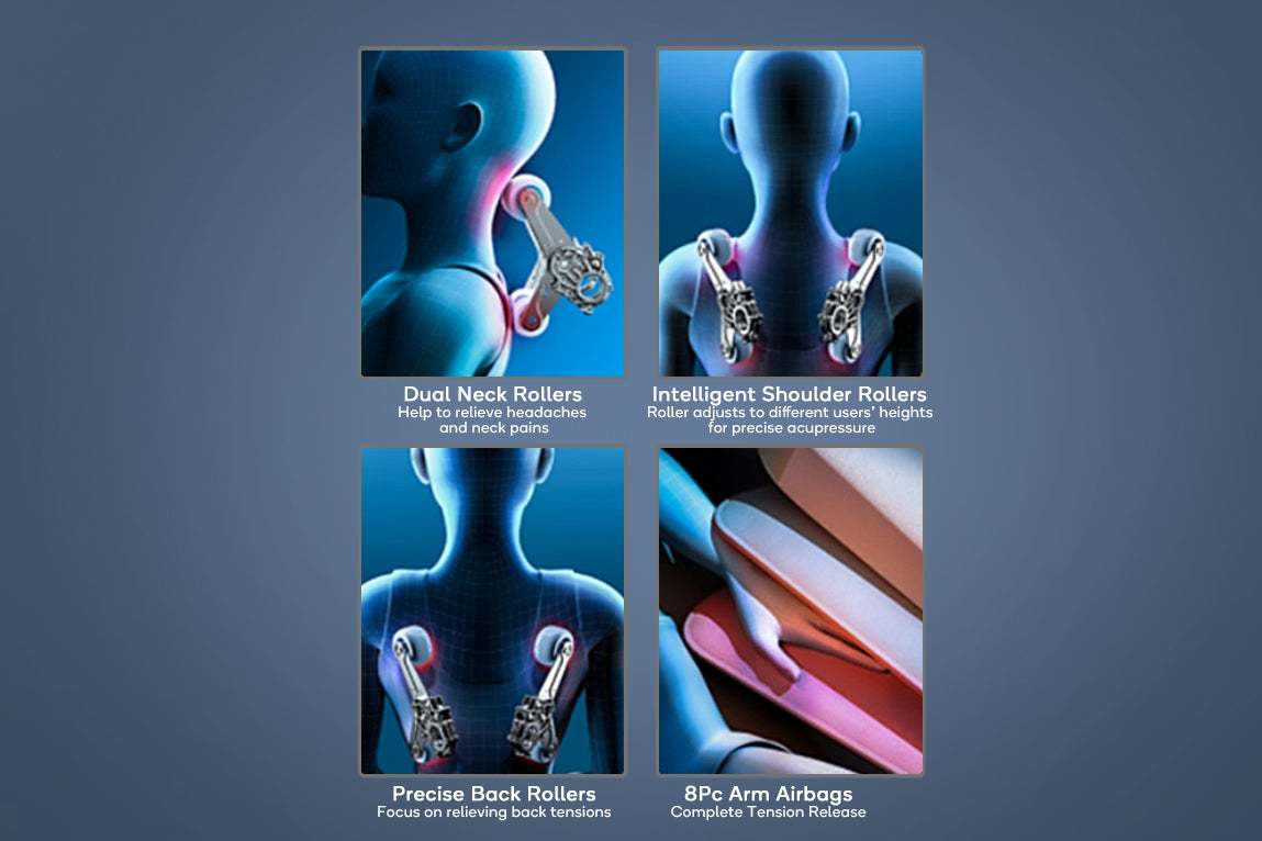 Kogan S63 ZeroGravity SLTrack Heated Shiatsu Massage Recliner Chair