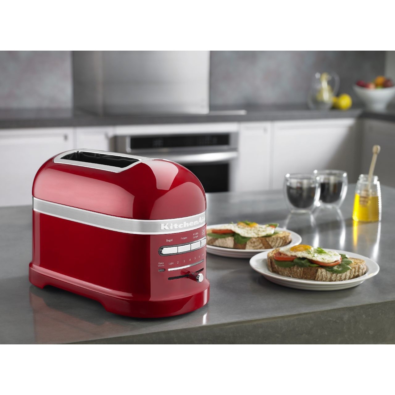KitchenAid Proline 2 Slice Toaster Candy Apple at Mighty Ape Australia