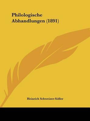 Philologische Abhandlungen (1891) image