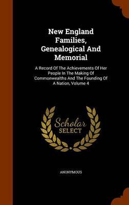 New England Families, Genealogical and Memorial image