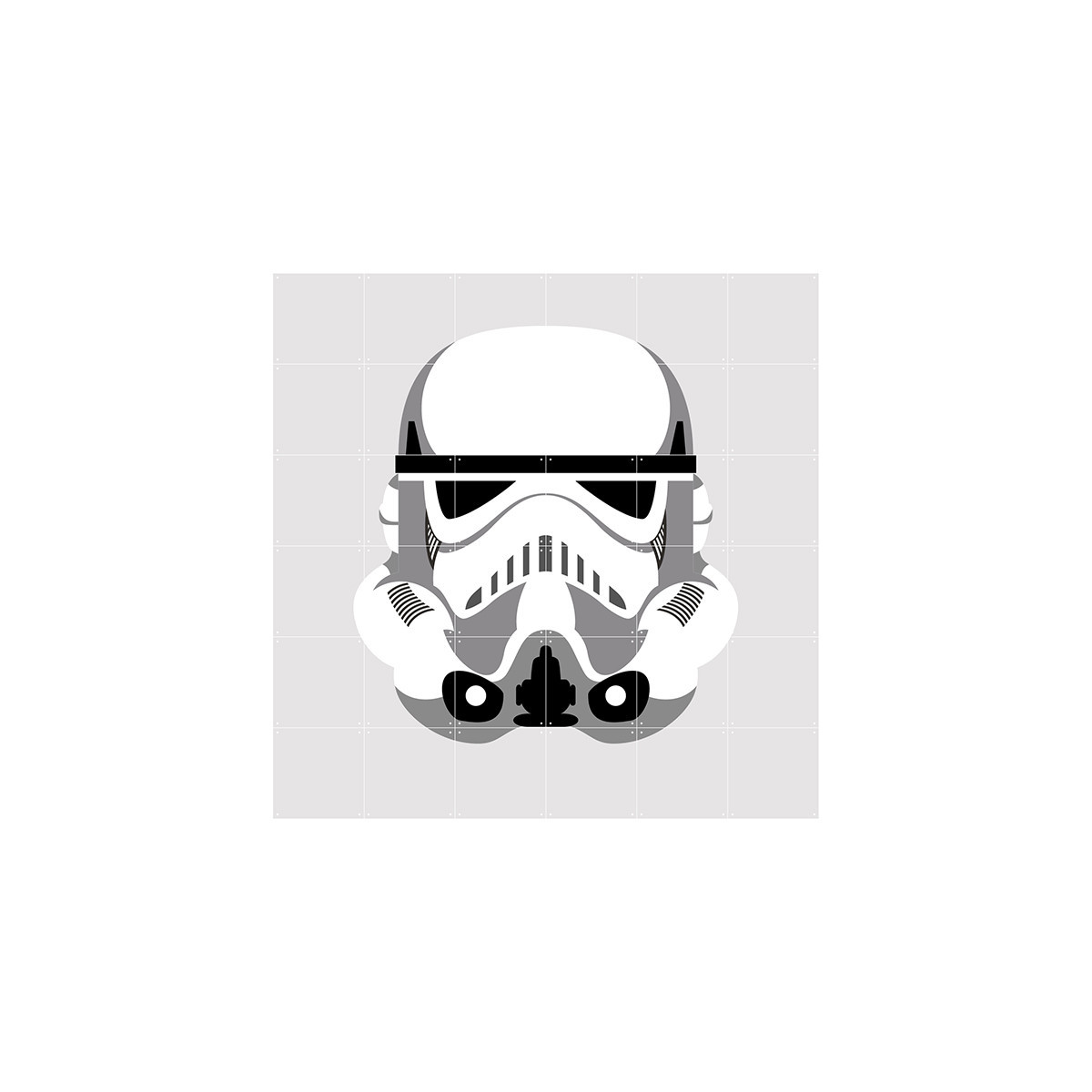 Ixxi: Star Wars Stormtrooper / Darth Vader Wall Art (120cm X 120cm) image