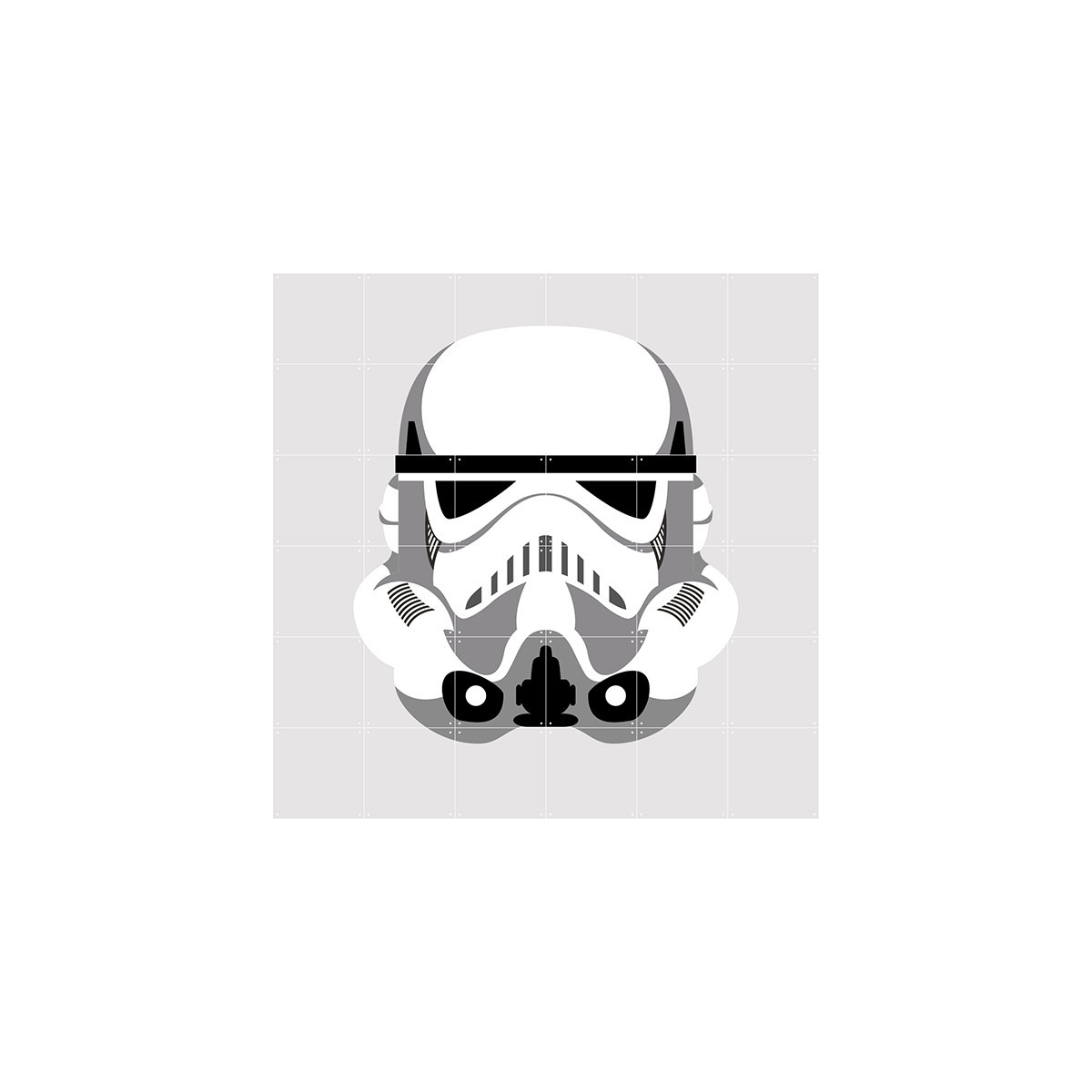 Ixxi: Star Wars Stormtrooper / Darth Vader Wall Art (120cm X 120cm)