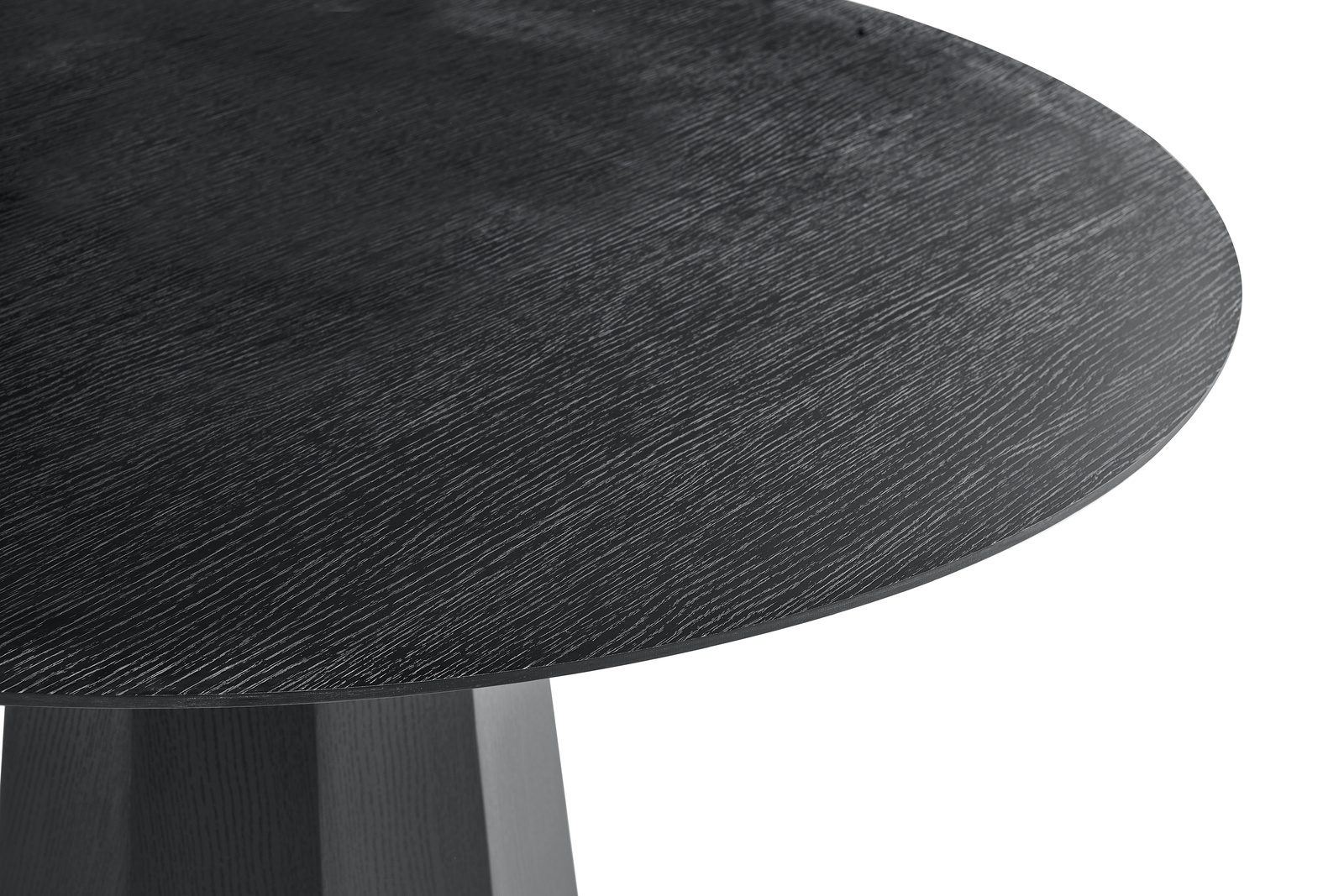 Buy Fraser Country 1.2M Round Wooden Dining Table Black Oak at Mighty