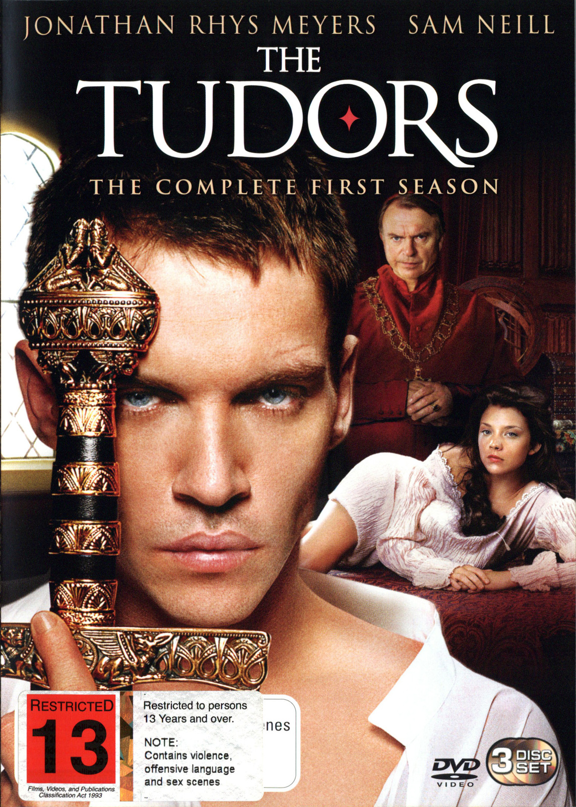 The Tudors: The Complete First Season (3 Disc Set) on DVD image