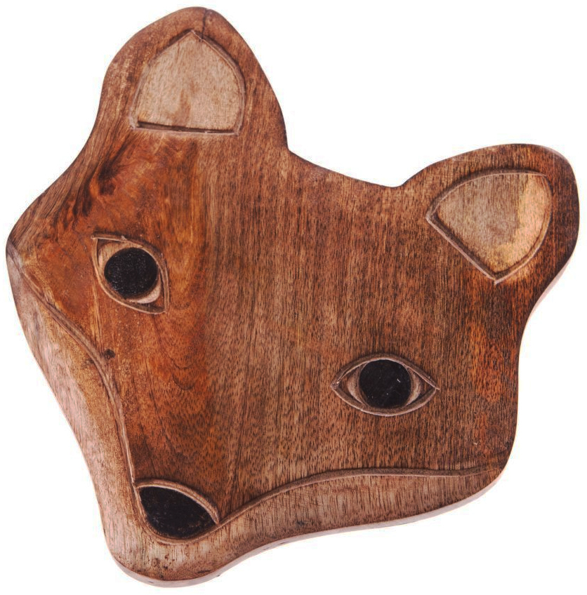 Wooden Fox Teapot Stand at Mighty Ape NZ