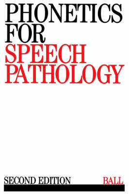 Phonetics for Speech Pathology by Martin J Ball image