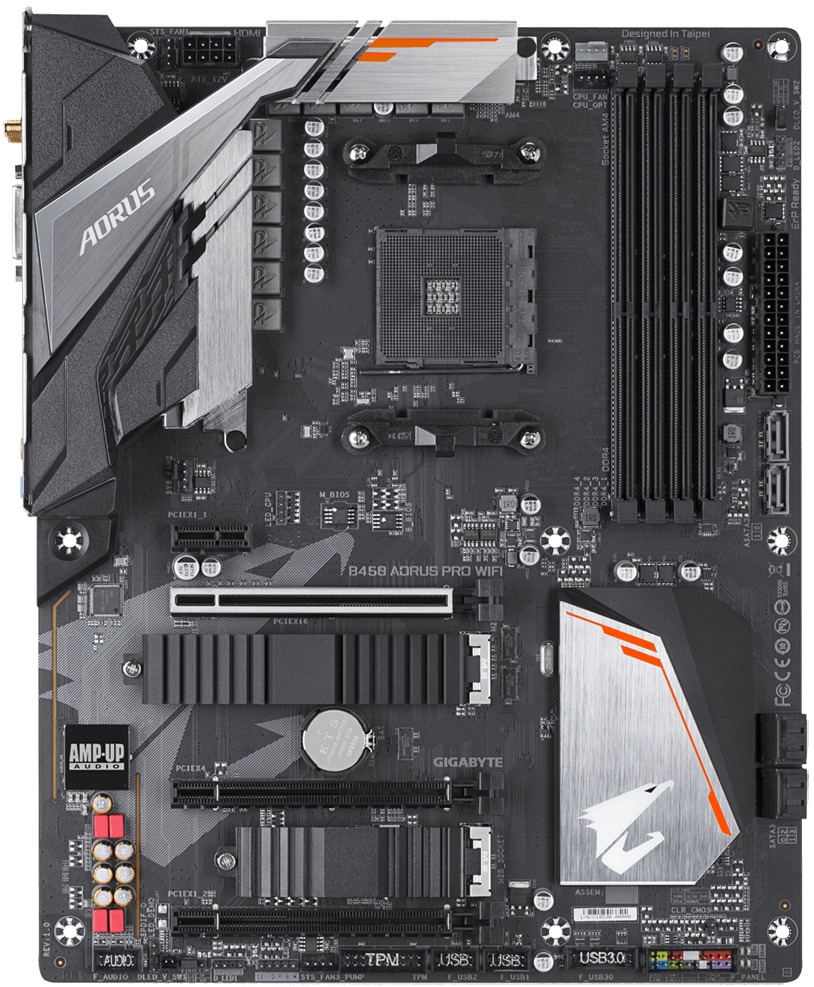 Gigabyte B450 AORUS PRO WIFI ATX Motherboard