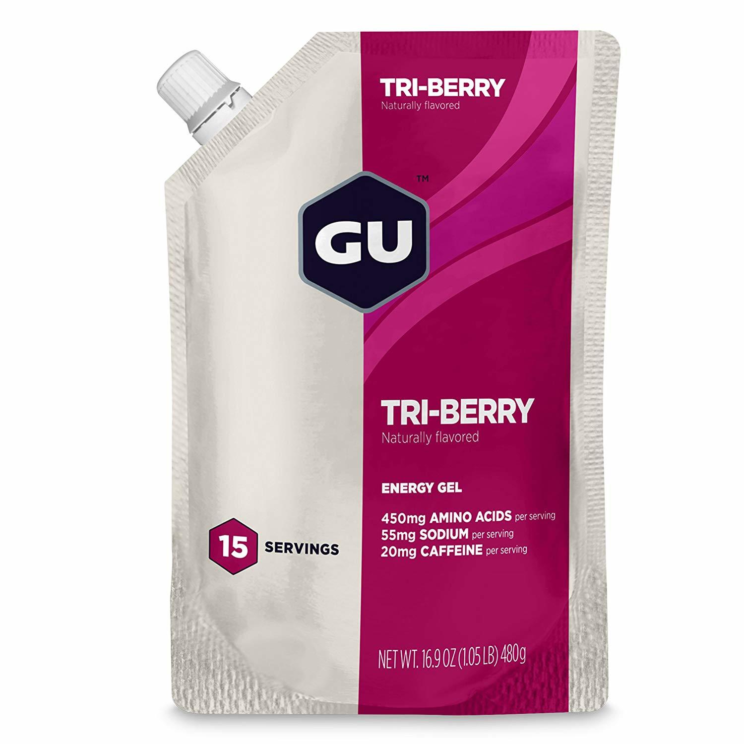 GU Energy Gel - Tri Berry (480g) 15 Servings image