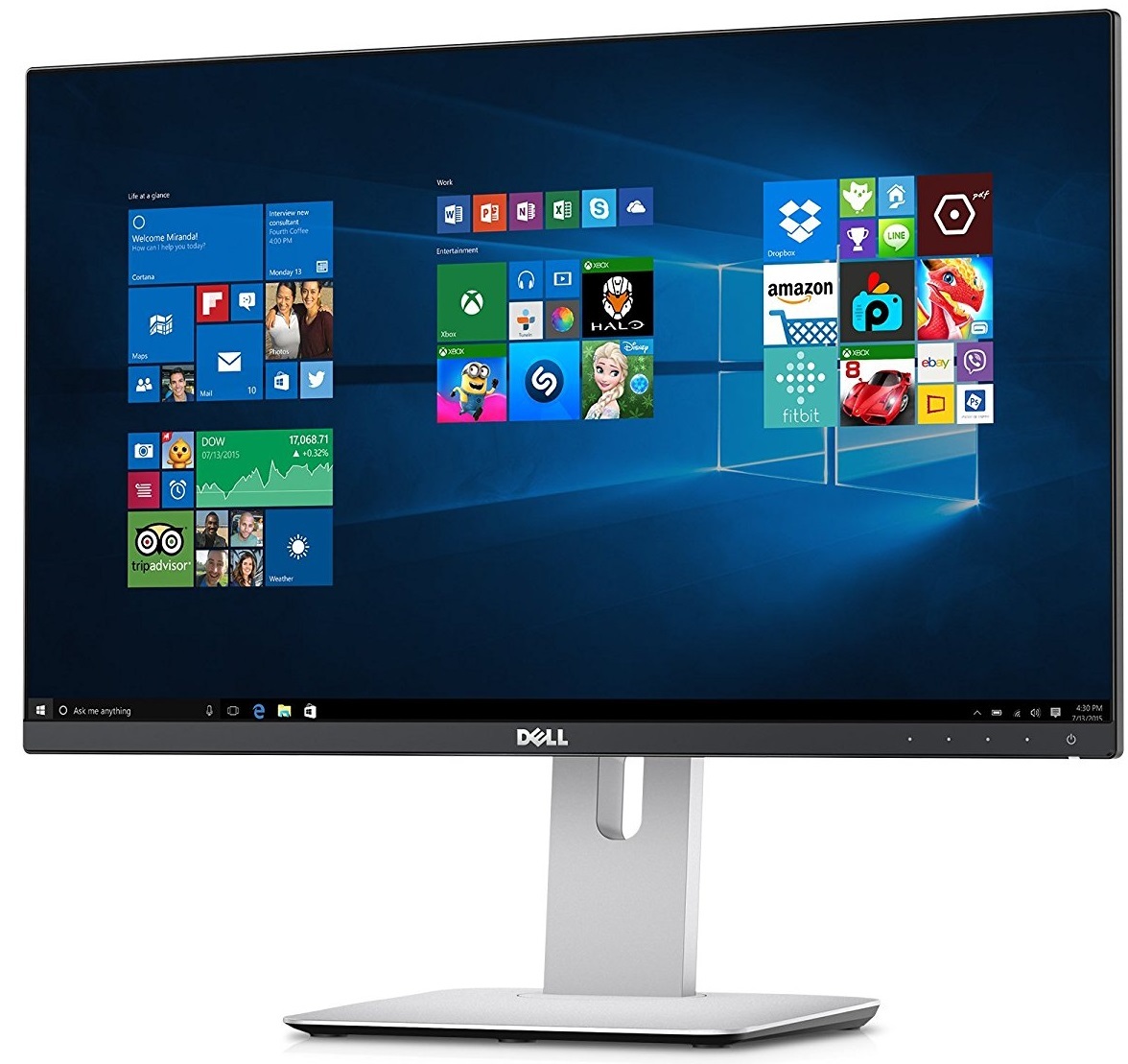 23.8" Dell UltraSharp U2414H FHD Monitor image