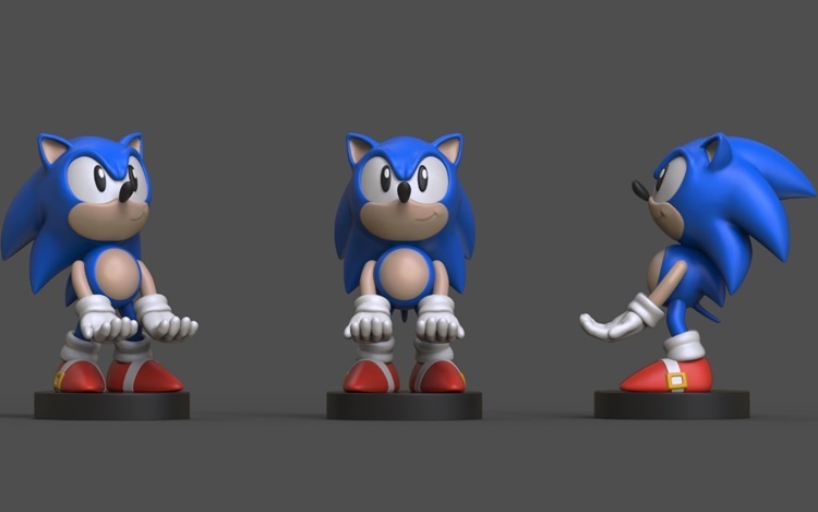 Cable Guy Controller Holder - Classic Sonic for PS4 image