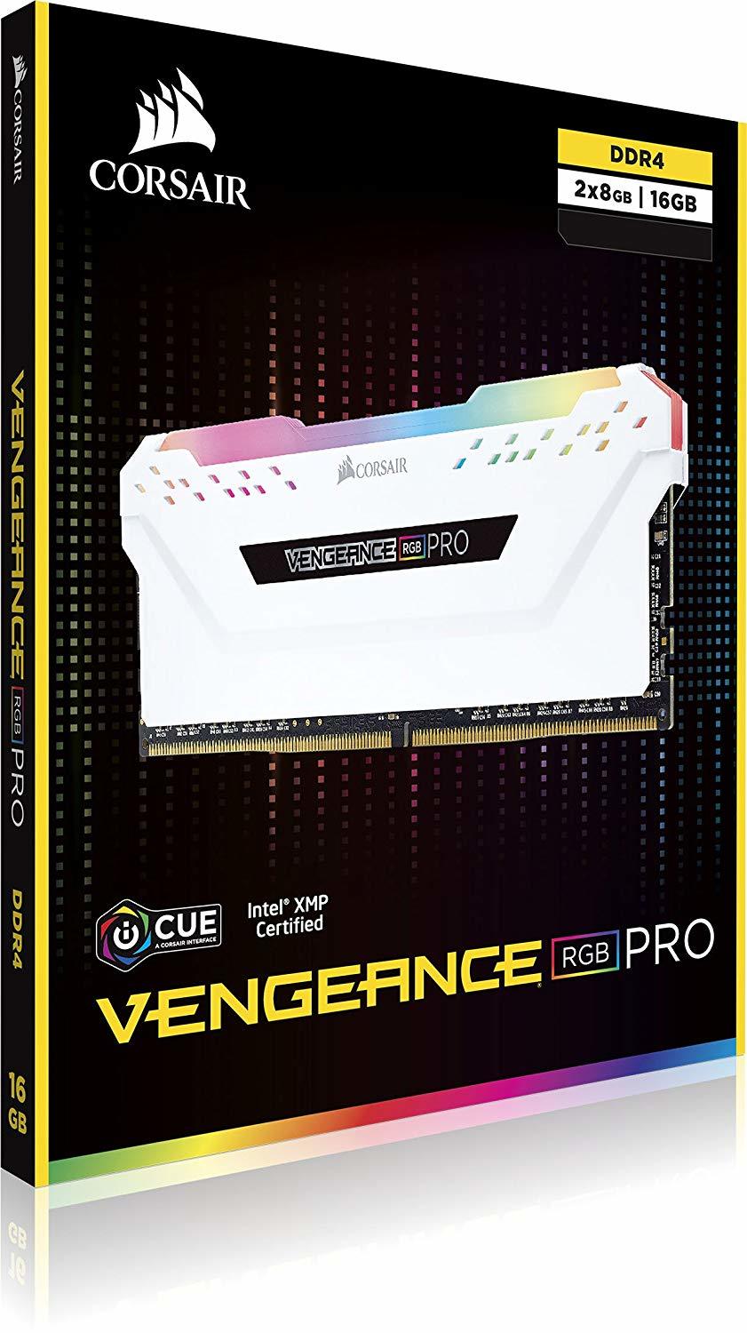 16GB (2 x 8GB) Corsair Vengeance DIMM DDR4, 3200MHZ image