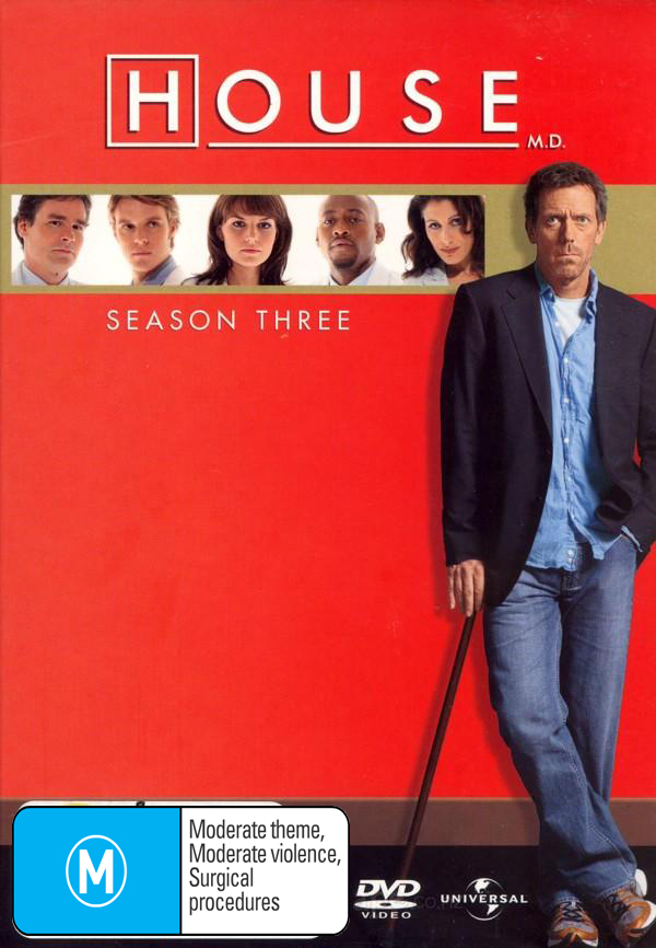 House, M.D. - Season 3 (6 Disc Set) on DVD image