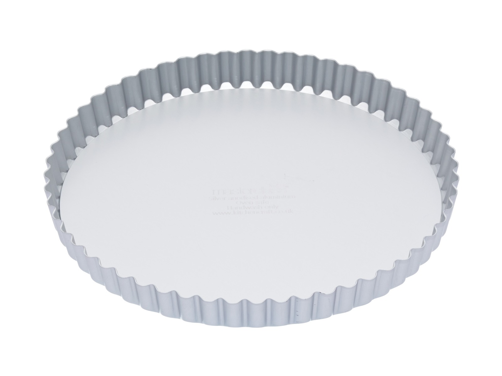 MasterClass: Silver Anodised Round Flan/Quiche Tin (23cm) image