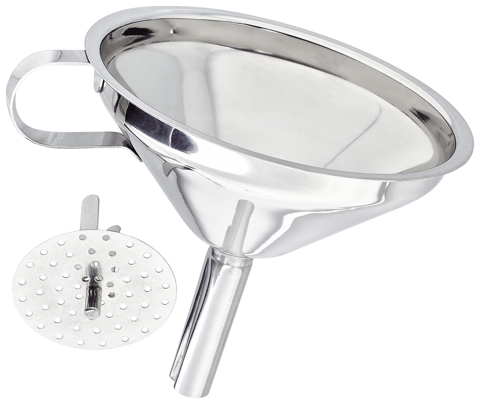 Judge Kitchen Essentials Stainless Steel funnel, 11cm with Filter