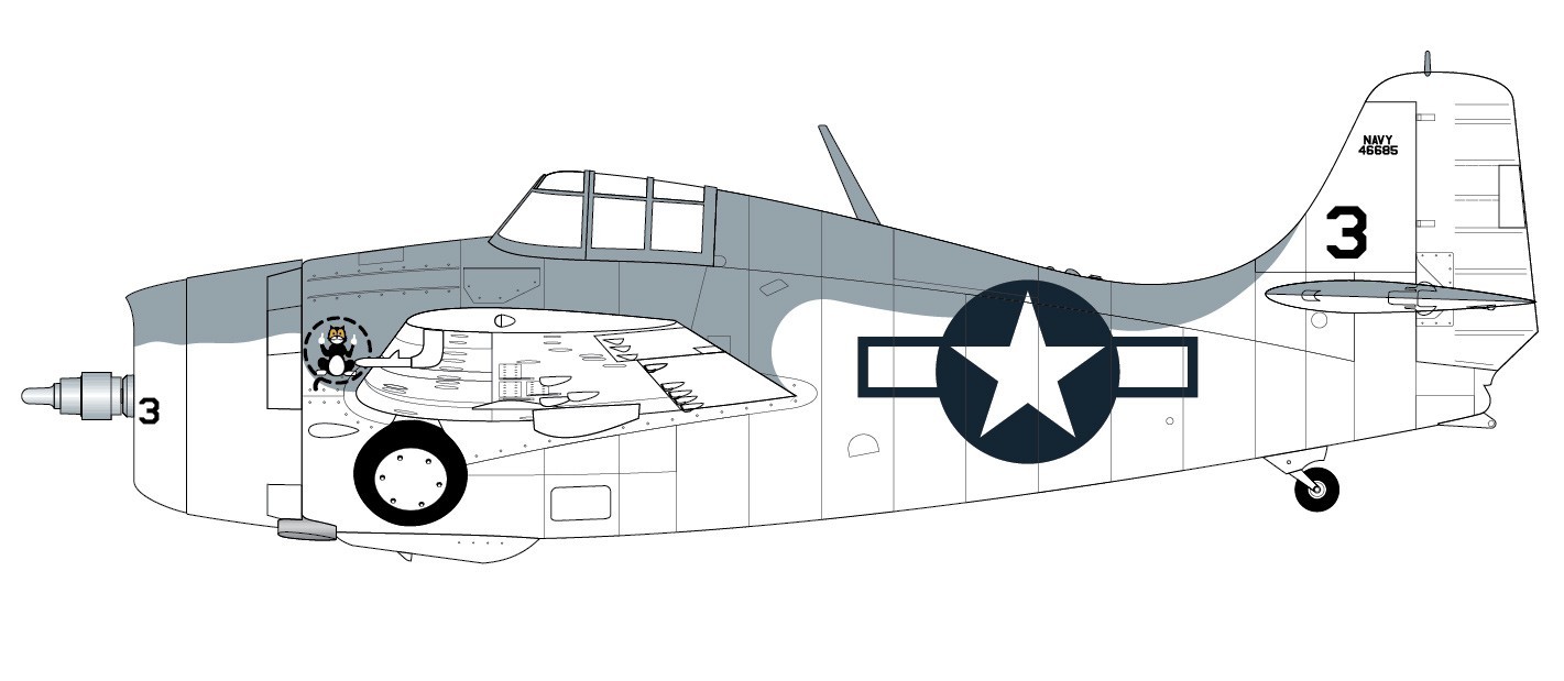 Airfix Grumman F4F-4 Wildcat Starter Set 1:72 Model Kit image