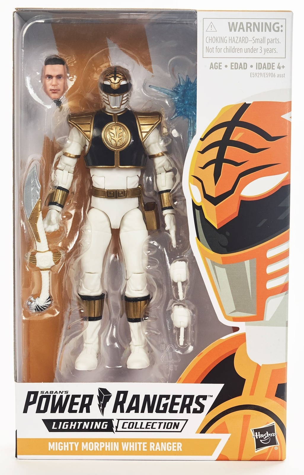 Power Rangers: Lightning Collection 6" Action Figure - Mighty Morphin White Ranger image