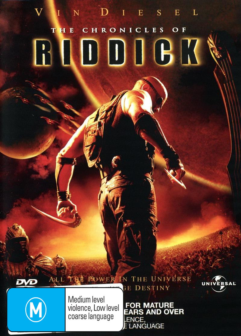 The Chronicles of Riddick on DVD image