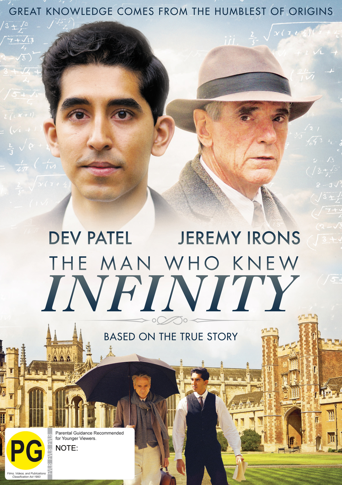 The Man Who Knew Infinity DVD image
