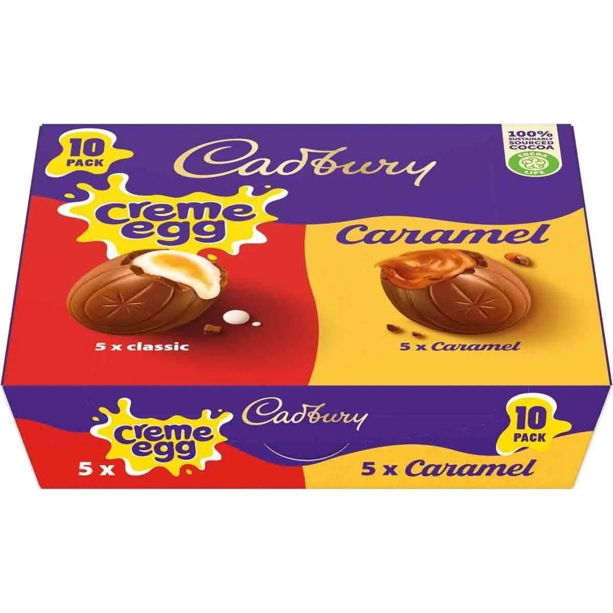 Cadbury Creme Eggs & Caramel Eggs Box Images at Mighty Ape NZ