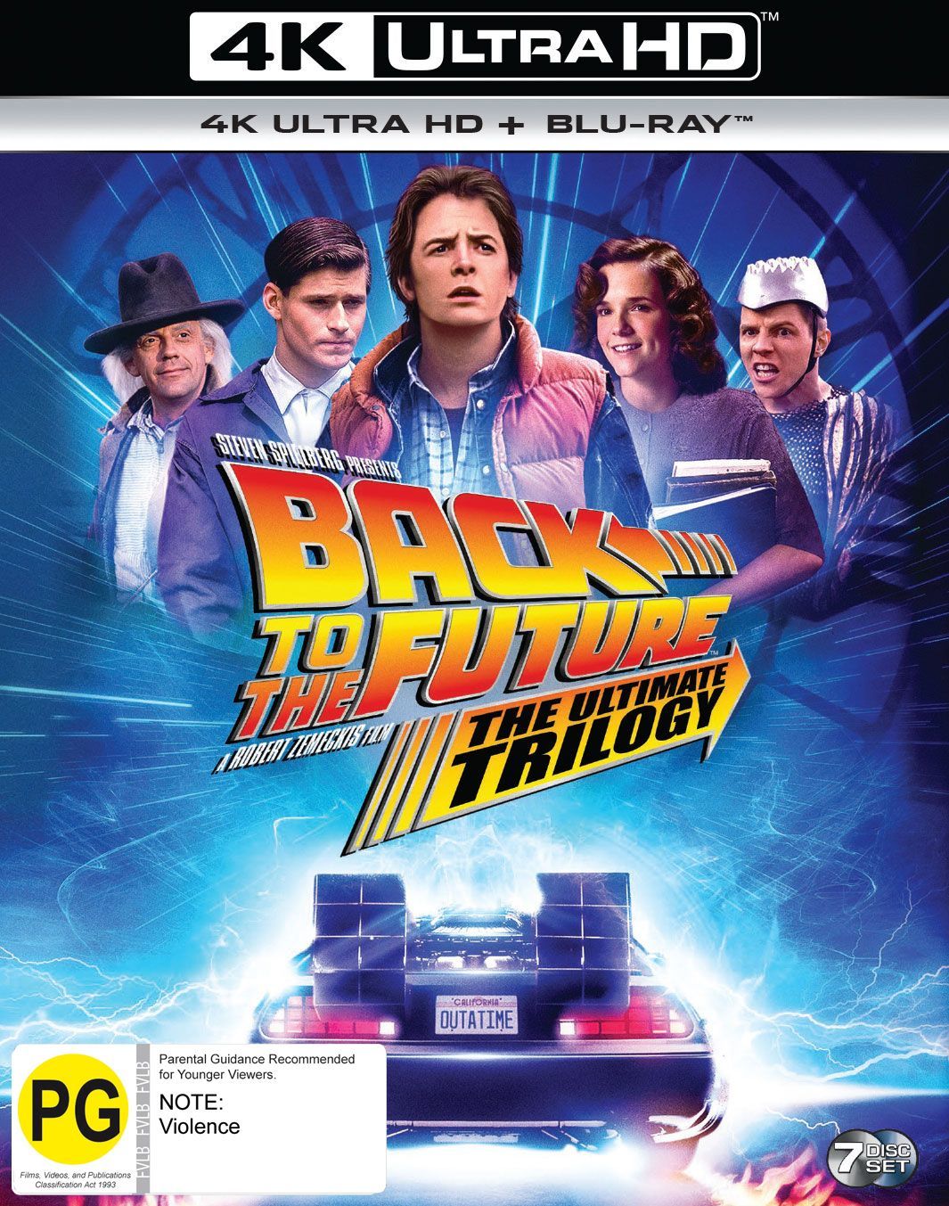 Back To The Future Remastered Trilogy Box Set (4K UHD + BluRay) UHD Bluray Buy Now at