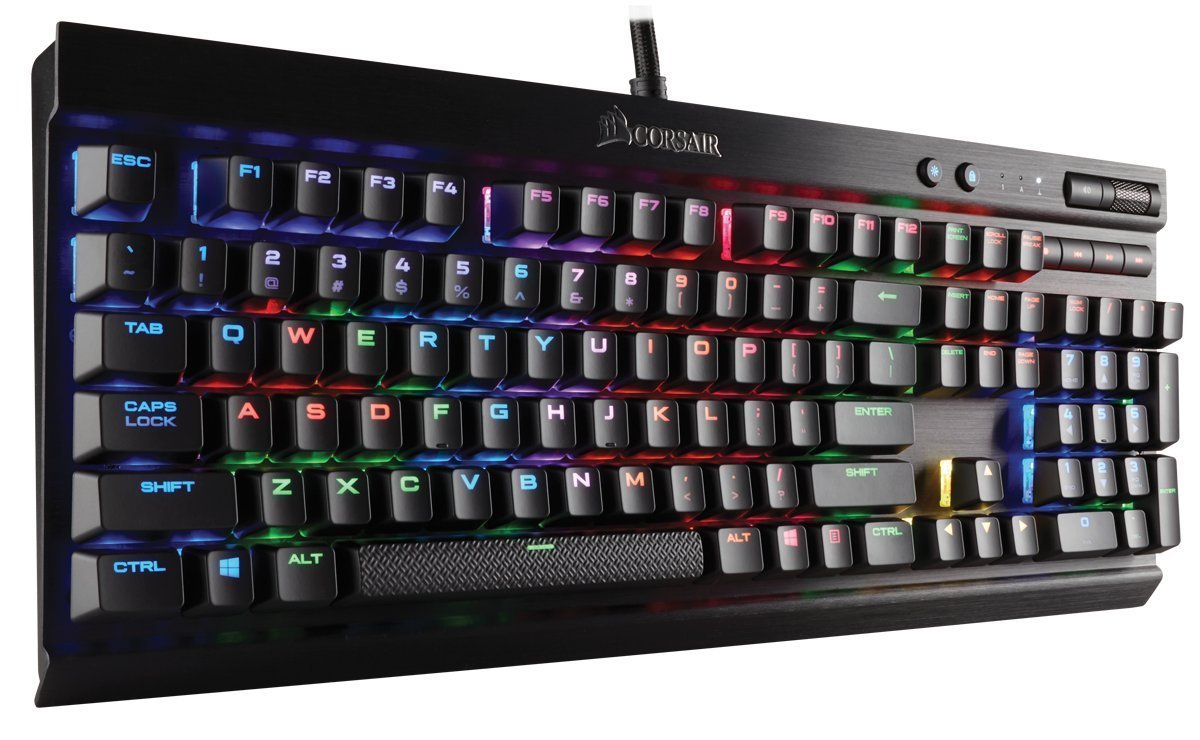 Corsair K70 LUX RGB Mechanical Gaming Keyboard (Cherry MX Blue) for PC Games image