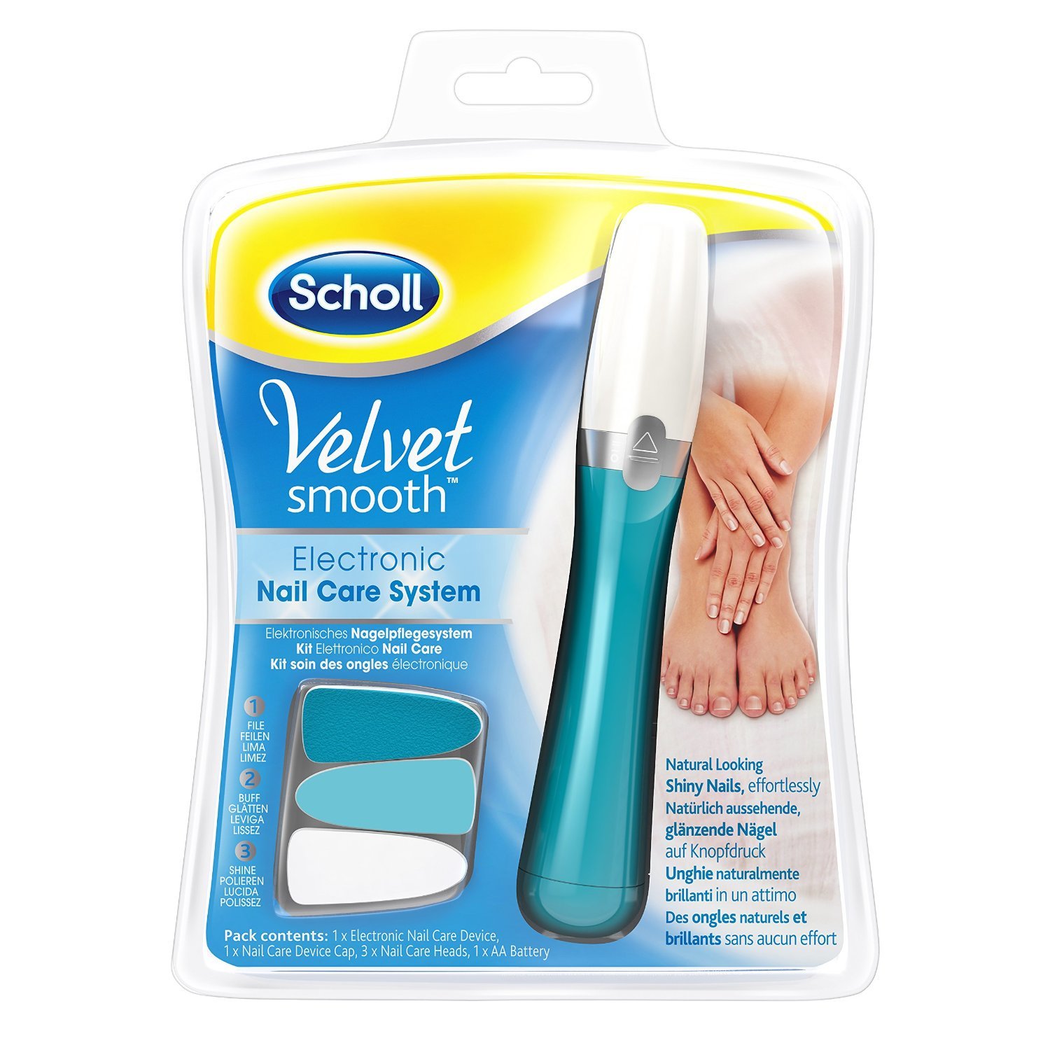 Buy Scholl Velvet Smooth Electric Nail Care System at Mighty Ape NZ