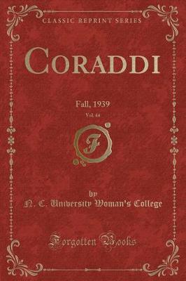 Coraddi, Vol. 44 by N C University Woman's College image
