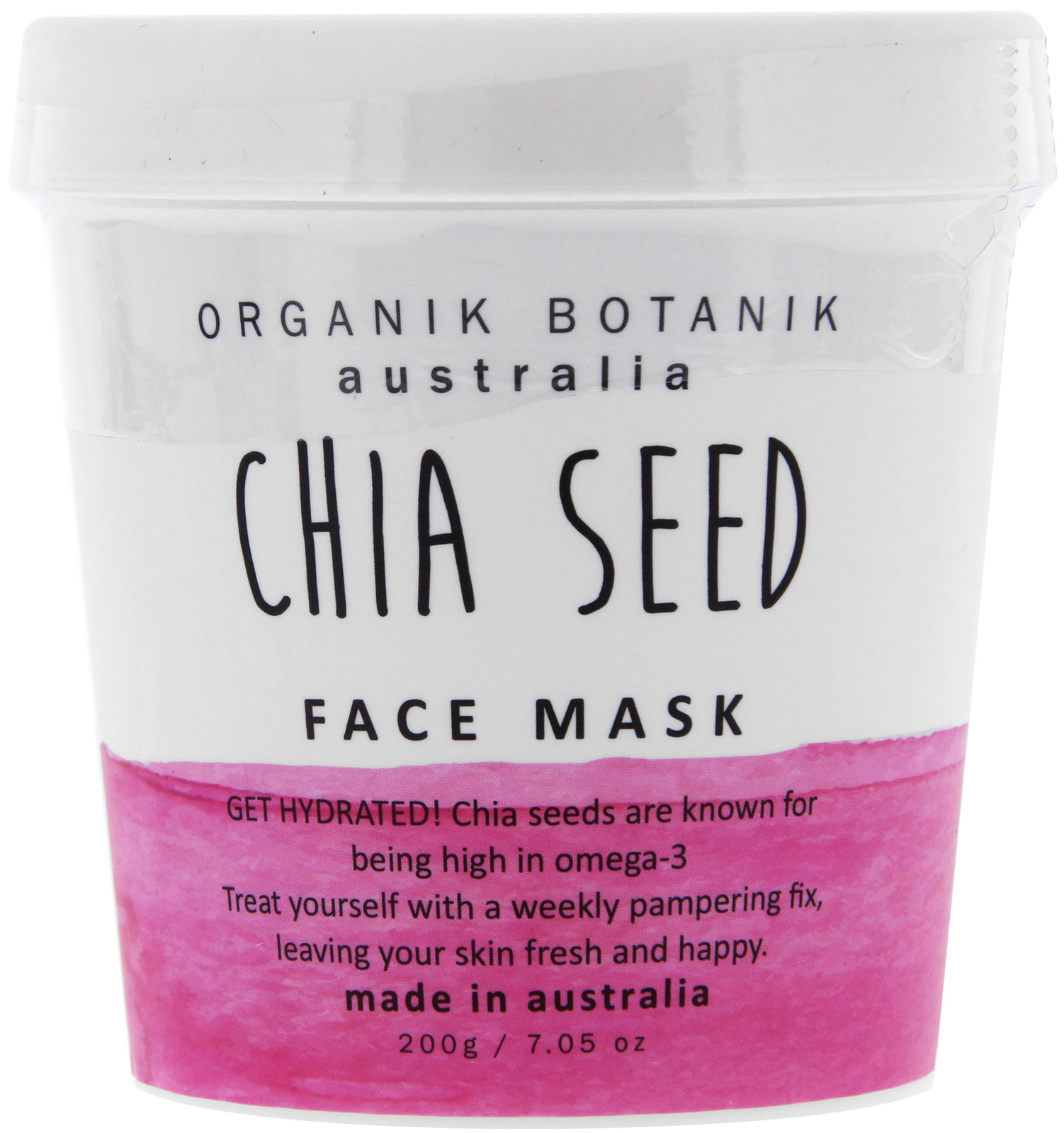 Buy Organik Botanik Face Mask Tub Chia Seed (200gm) at Mighty Ape NZ