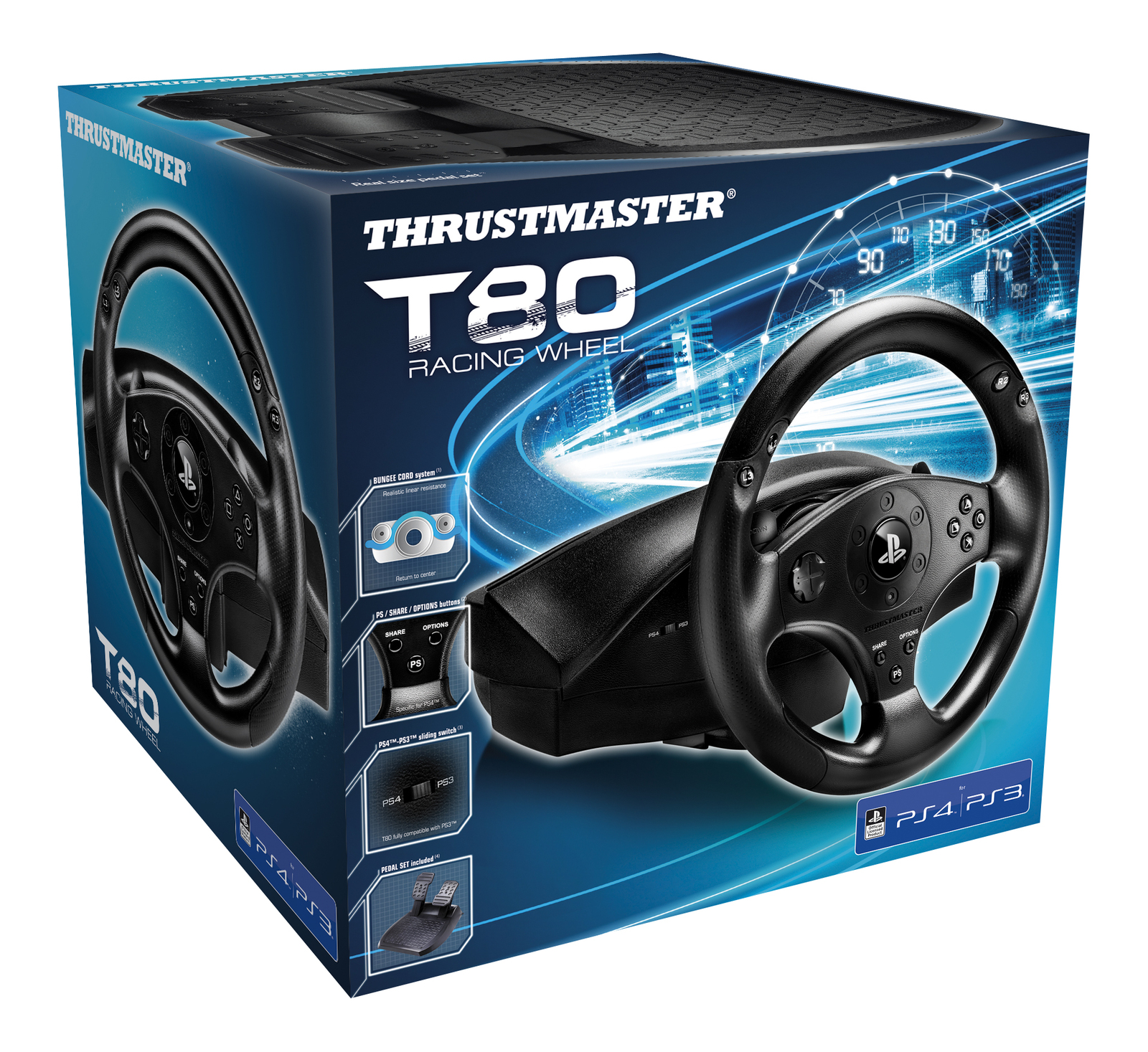 Thrustmaster PS4 Official T80RS Racing Wheel for PS4 image