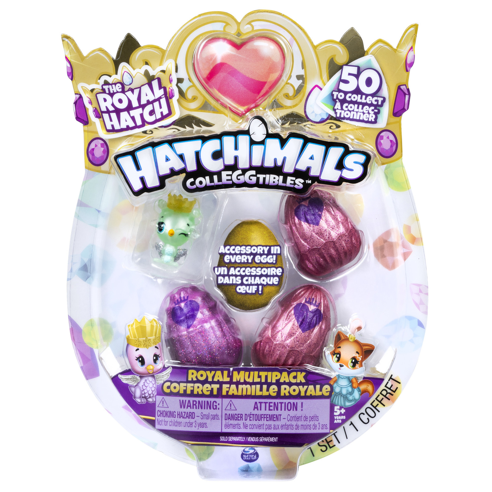 Hatchimals Colleggtibles: Royal Hatch - 4-Pack (Assorted Designs)