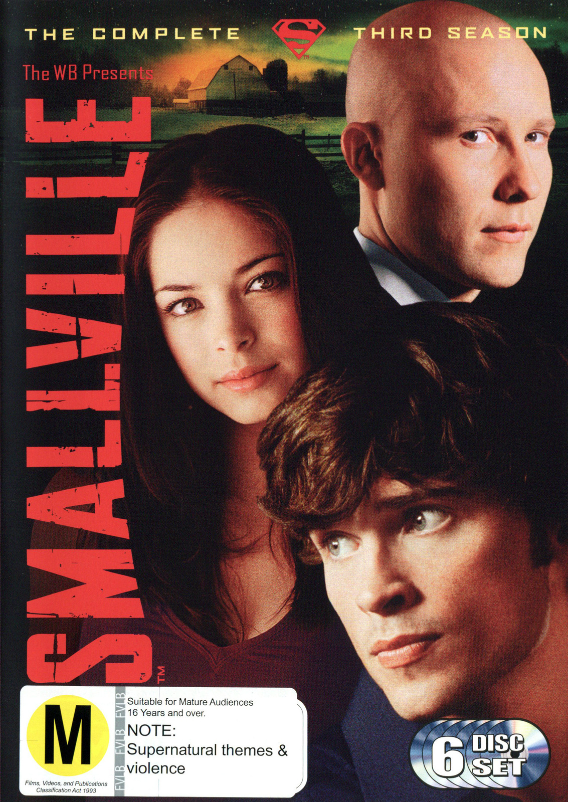 Smallville - The Complete 3rd Season (6 Disc Set) on DVD image