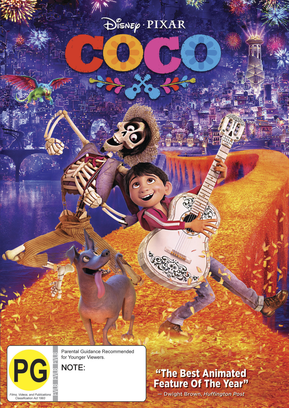 Coco (2017) on DVD image