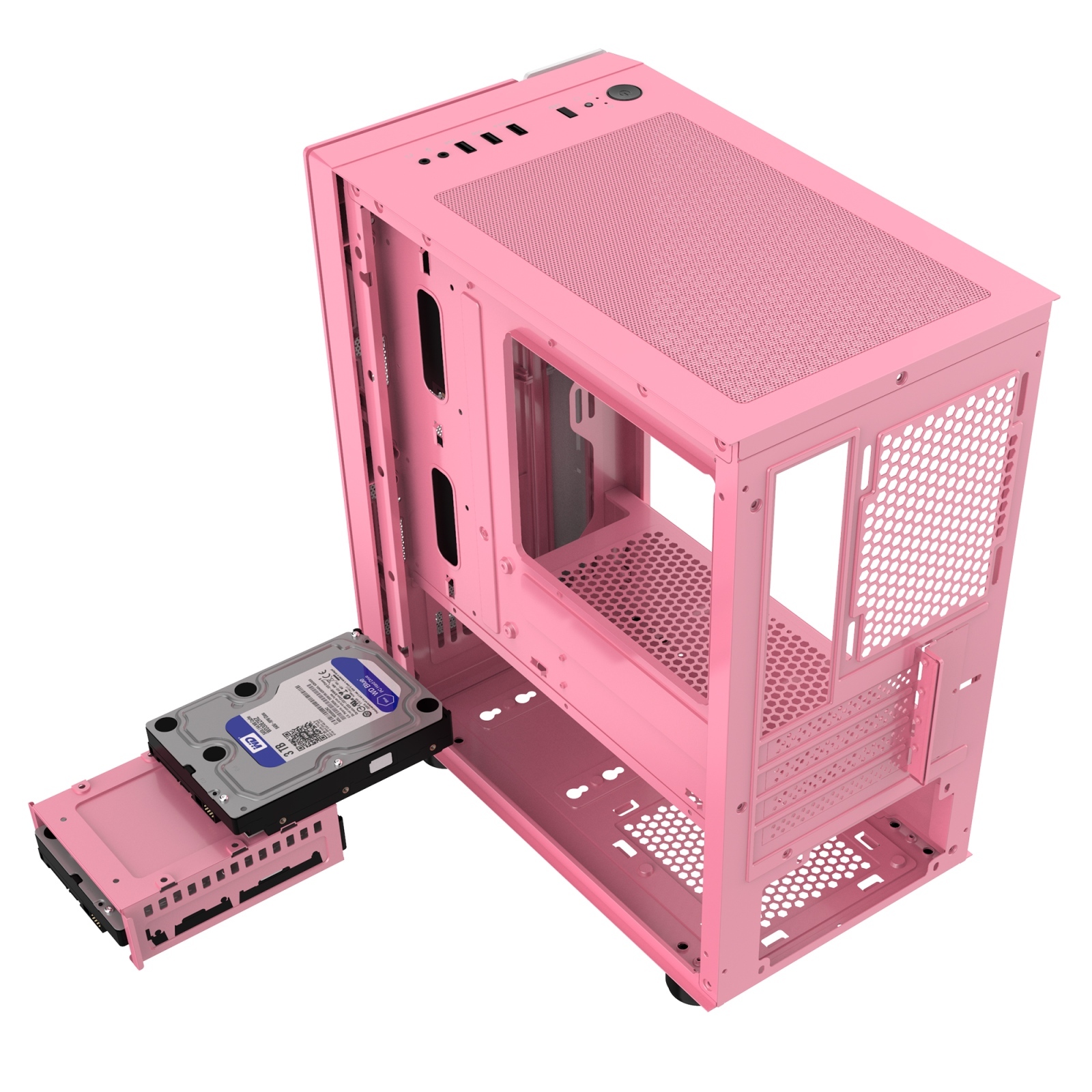 Xigmatek OMG Queen Tempered Glass Mini Tower Case image