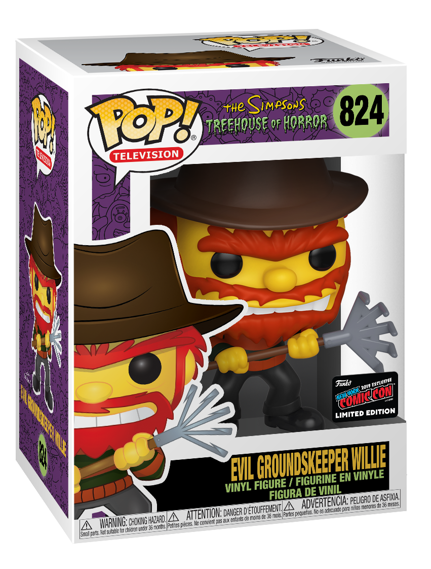 The Simpsons - Groundskeeper Willie (Evil ver.) Pop! Vinyl Figure image