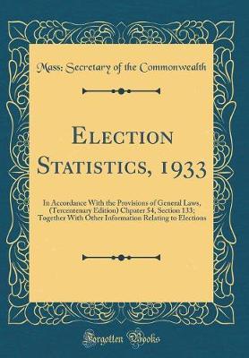 Election Statistics, 1933 by Mass Secretary of the Commonwealth image