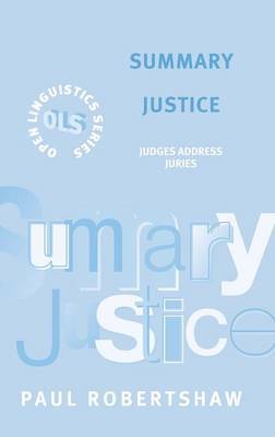 Summary Justice on Hardback by Paul Robertshaw